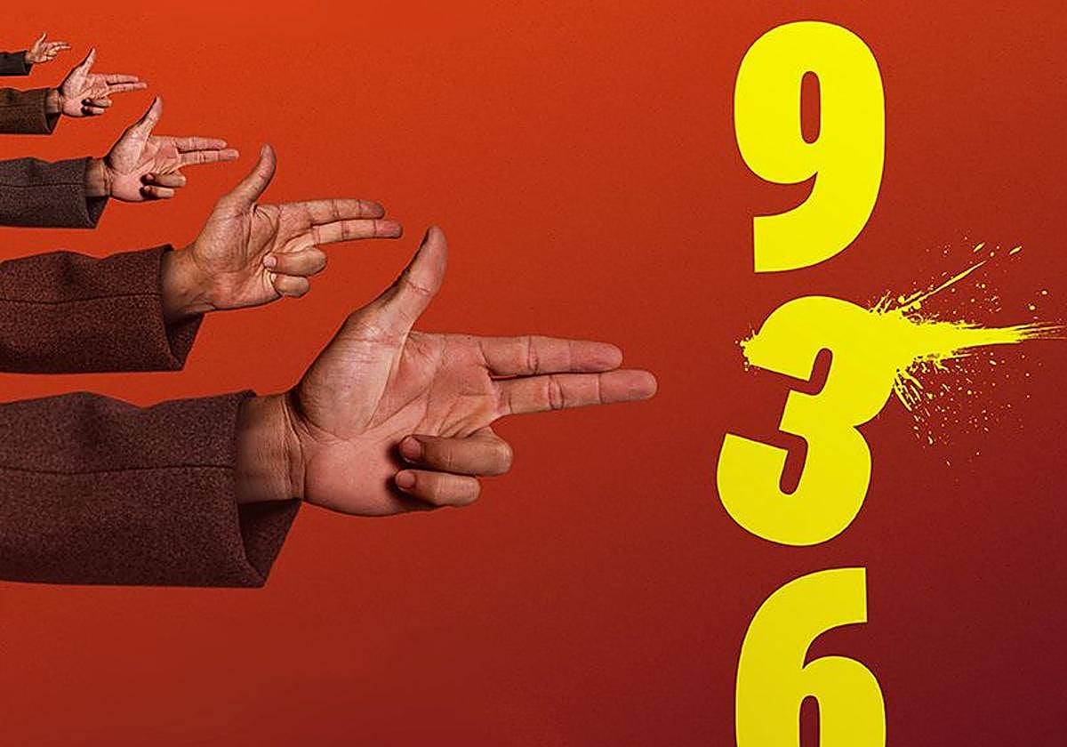 Cartel promocional de la obra '1936'.