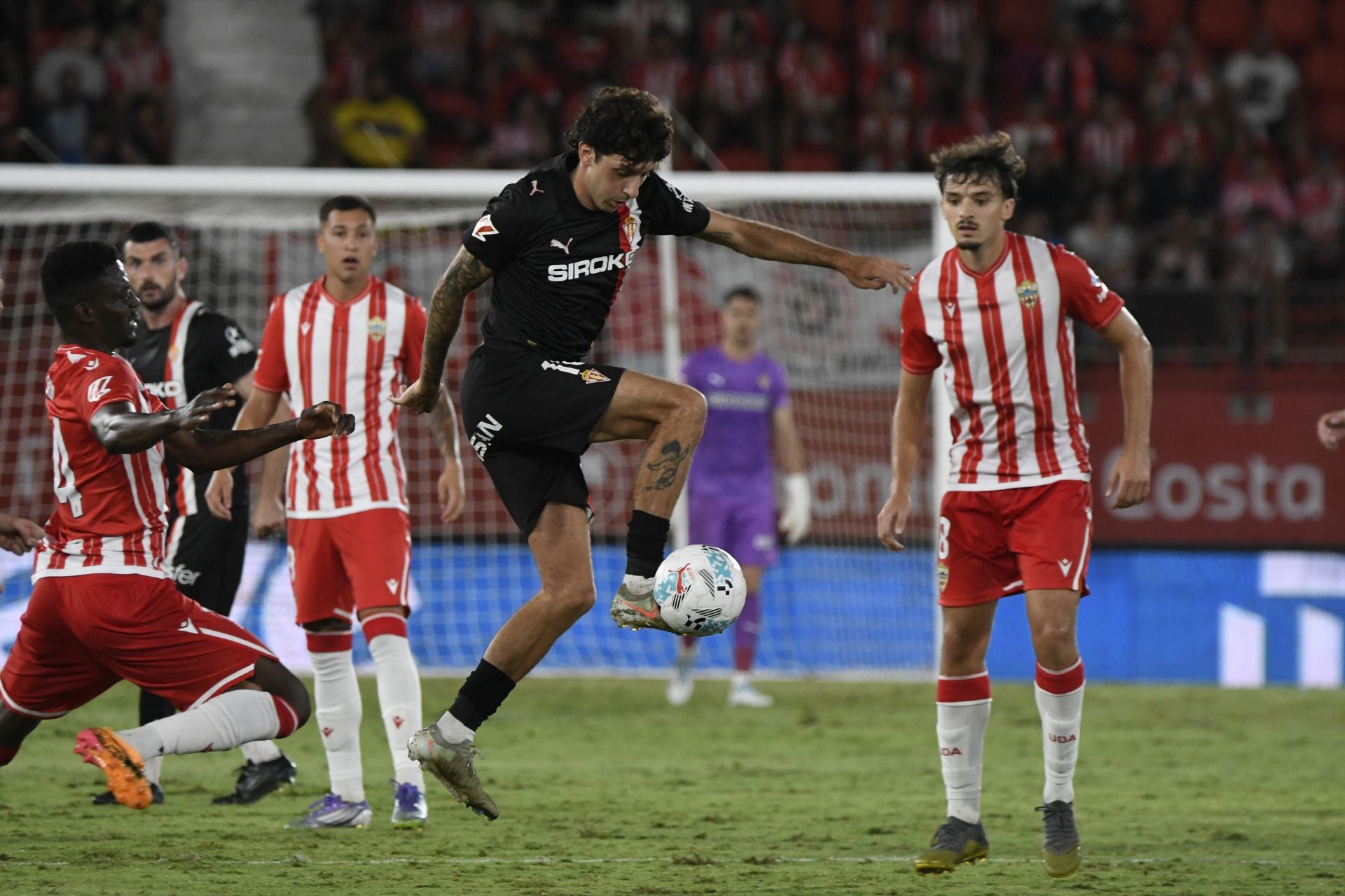 Las mejores jugadas del Almería - Sporting de Gijón