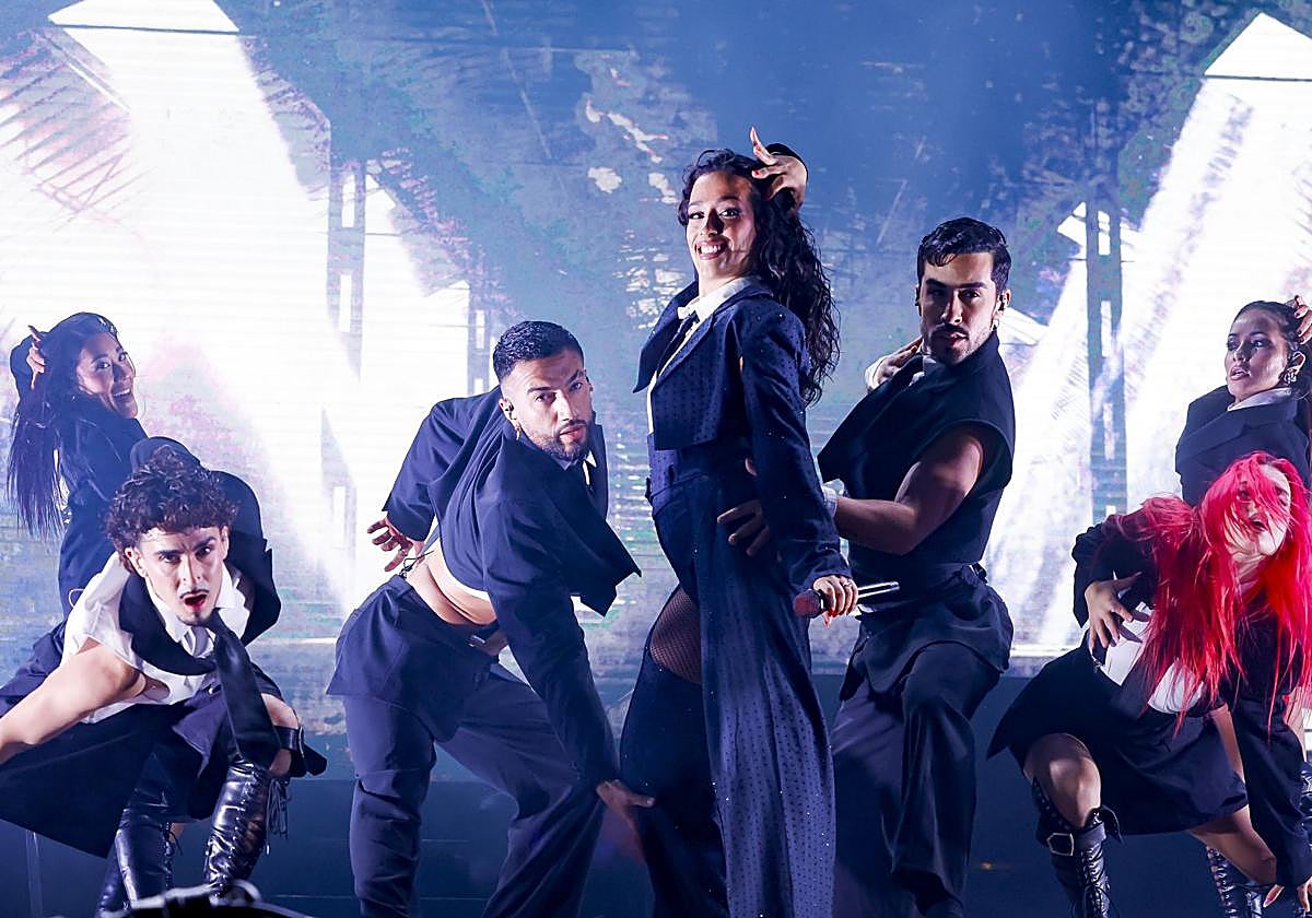 Lennis, Vicco, Chiara y Chanel cierran los conciertos de San Mateo con mucho ritmo latino