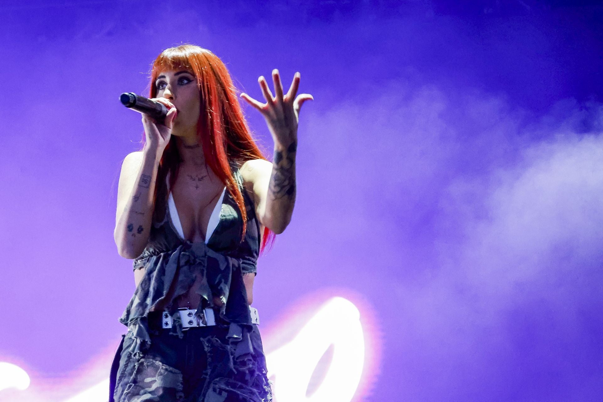 Lennis, Vicco, Chiara y Chanel cierran los conciertos de San Mateo con mucho ritmo latino