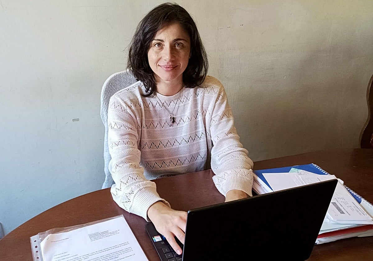 La bióloga Isabel Quirós, que desarrolla una investigación sobre glioma pediátrico financiada por la asociación Galbán.