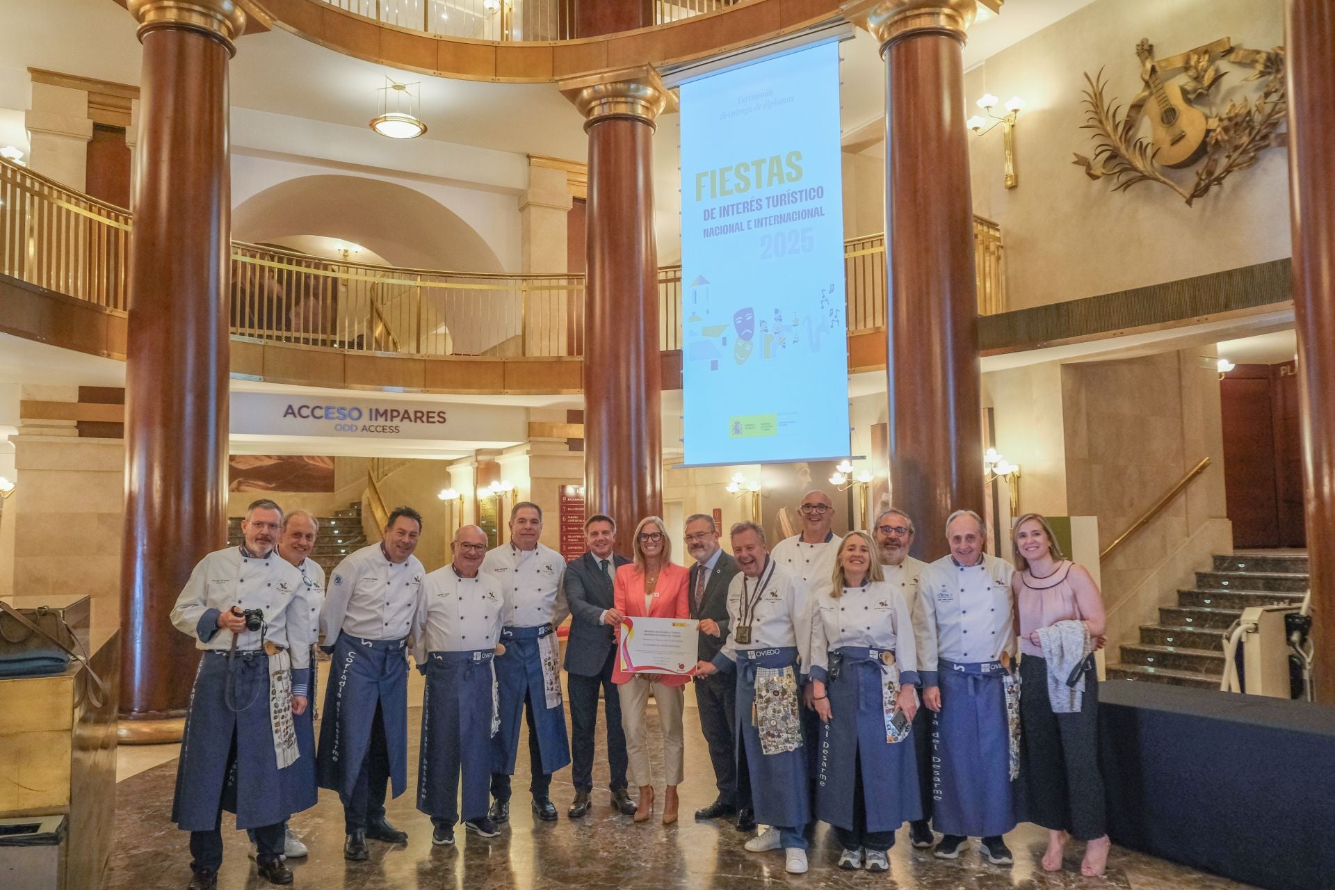 El Desarme de Oviedo, ya con su título de Fiesta de Interés Turístico Nacional