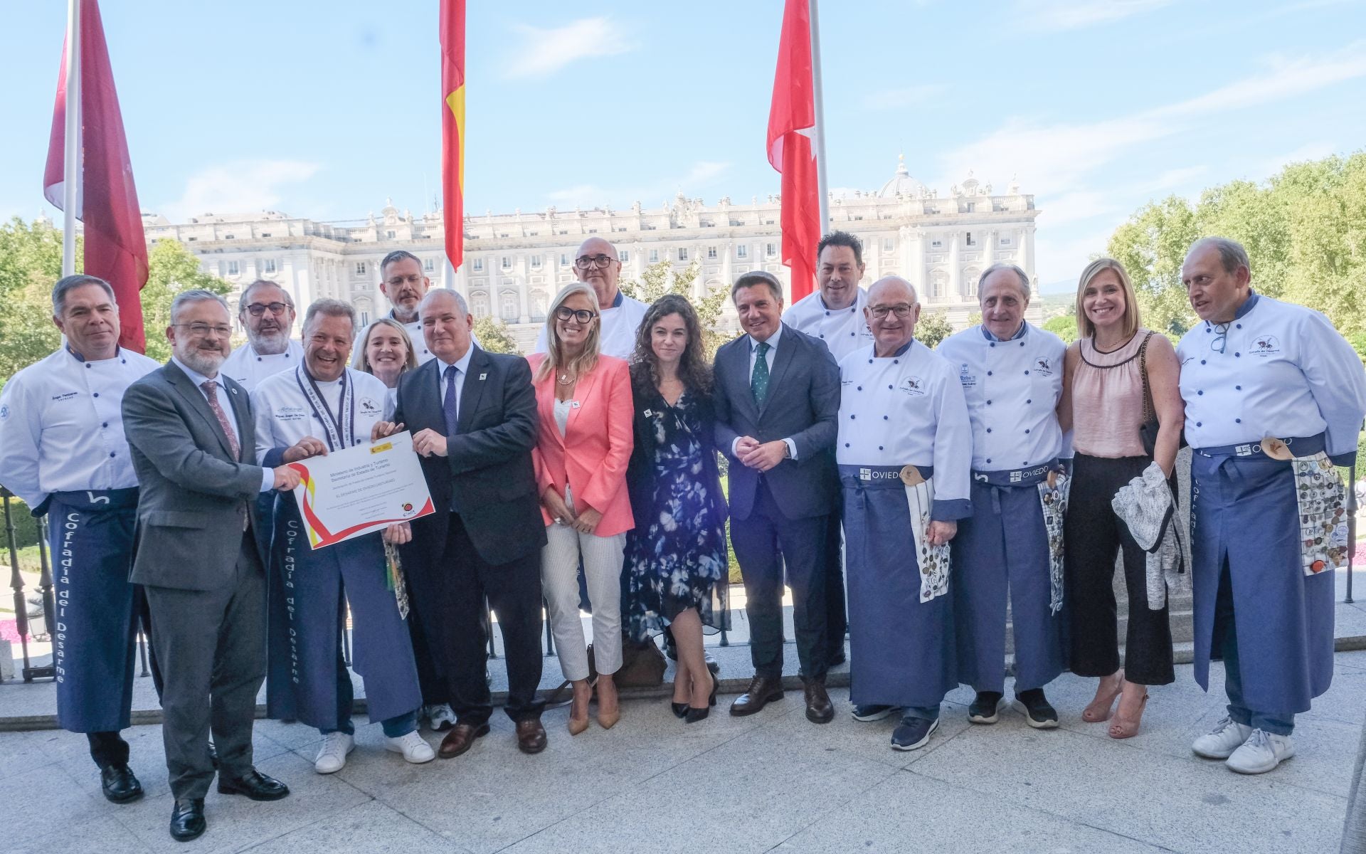 El Desarme de Oviedo, ya con su título de Fiesta de Interés Turístico Nacional