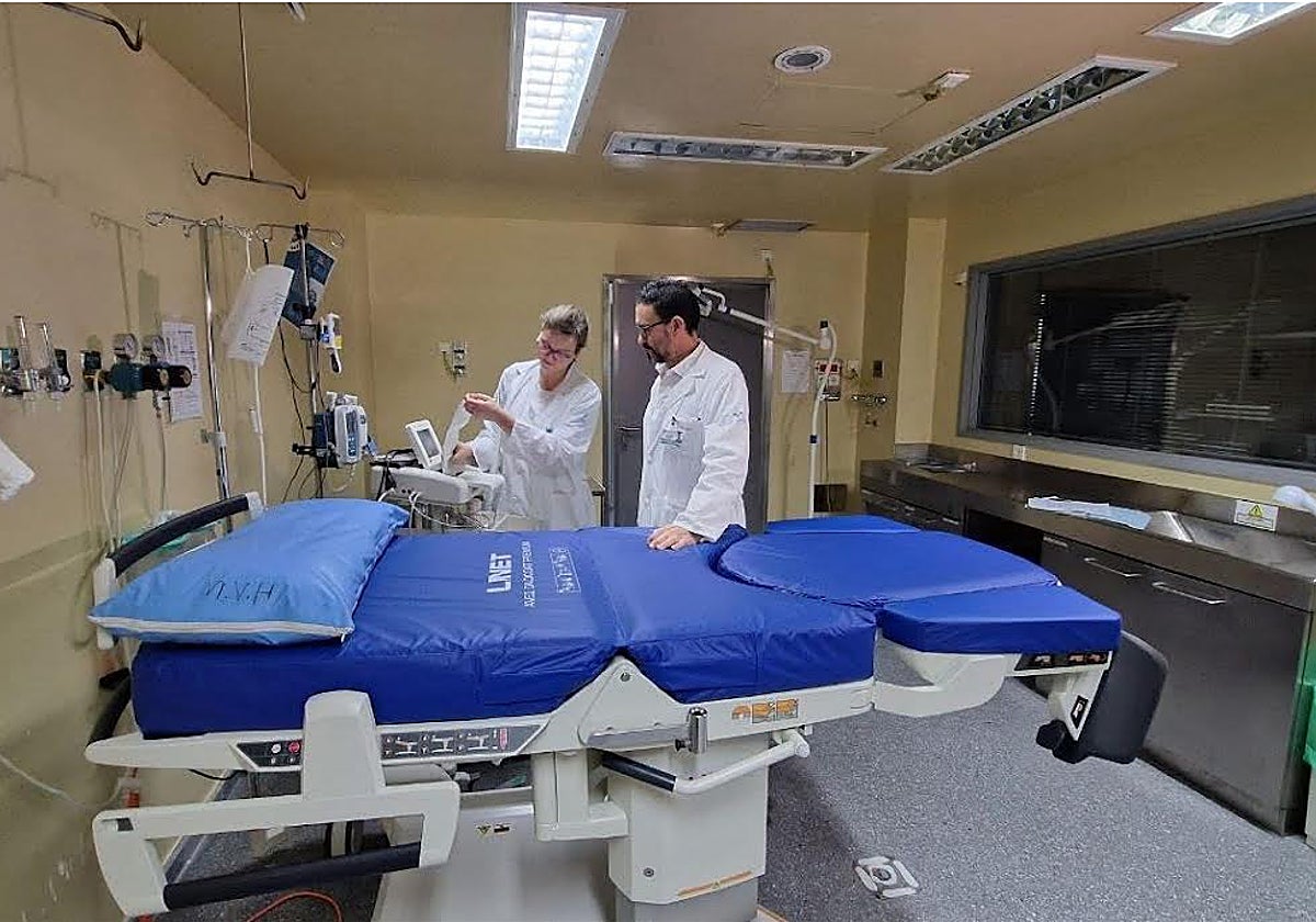 La zona de partos del Hospital valle del Nalón