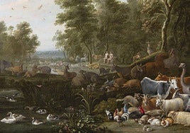 'El jardín del Edén', David Teniers II, 1685.