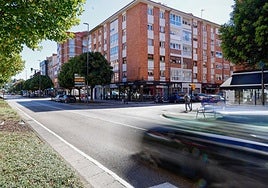 Avenida Gaspar García Laviana, en Gijón.