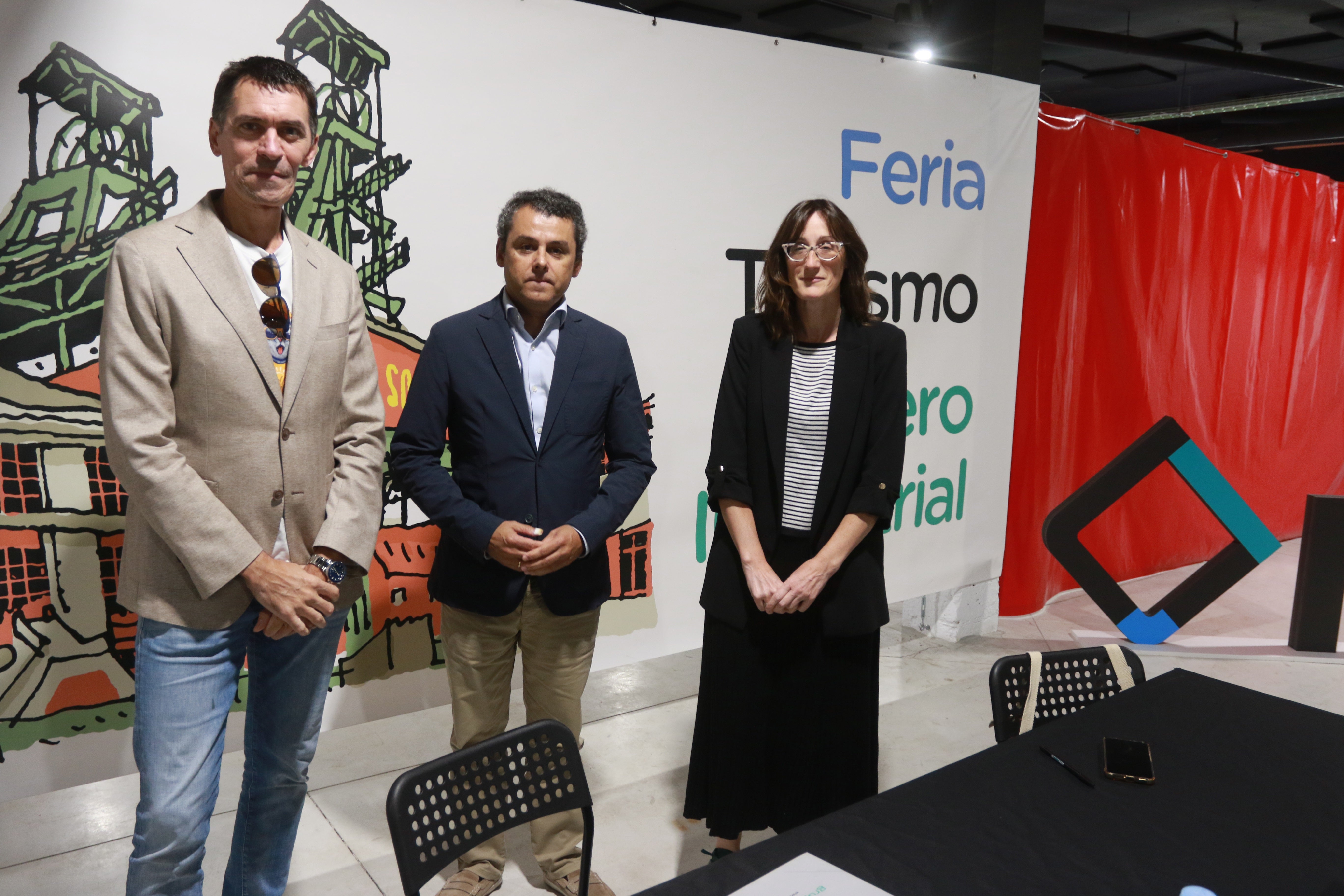 David Fernández-Prada, Gustavo Martínez y Cintia Ordoñez.