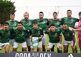 El once inicial que presentó el técnico Javi Prendes en el partido de este sábado ante el Alberite.