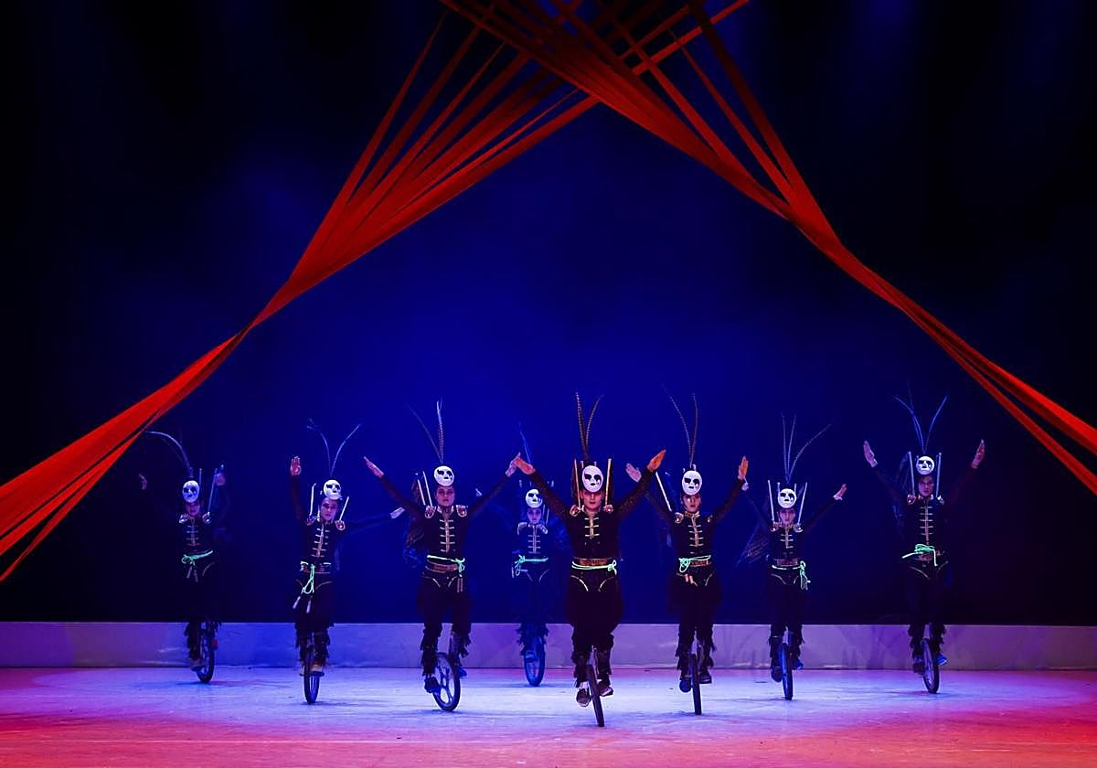 Una de las escenas de su última producción, 'Mysteries of China'.