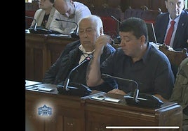 Paulino Álvarez, José Emilio Pérez y Diego Arias.