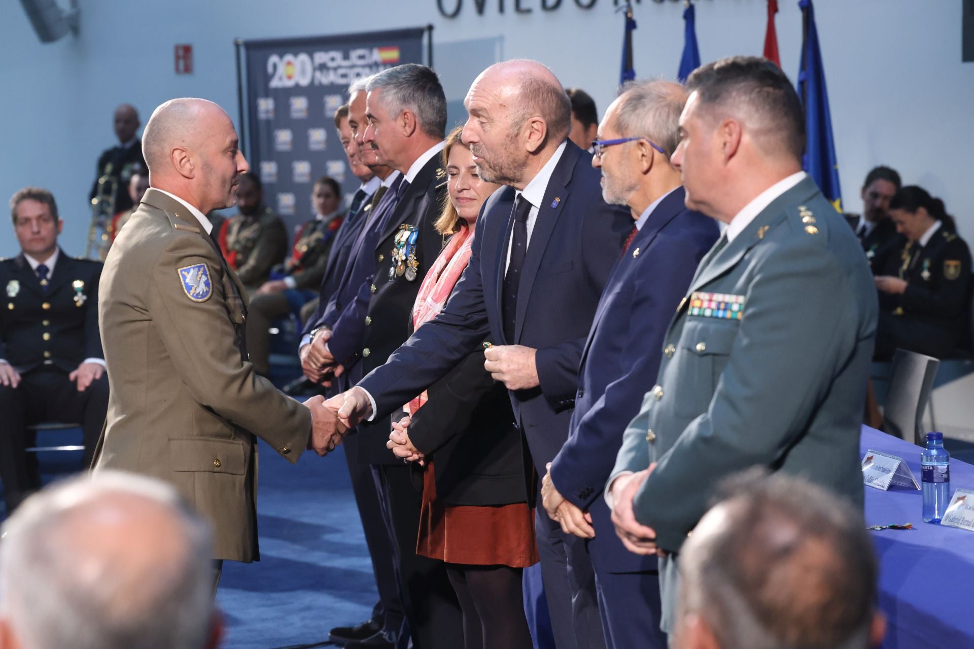Así fue el acto en Oviedo de los Ángeles Custodios de la Policía Nacional