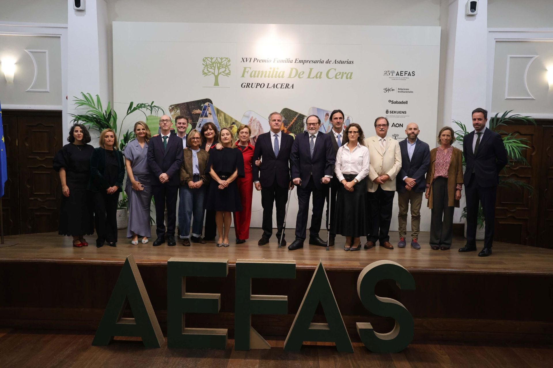 Premio Aefas: reconocimiento al Grupo Lacera, «ejemplo de tesón y buen hacer durante décadas»