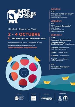 Imagen - Cartel promocional de III Mini Lllanes de Cine.