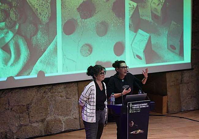 Elena Fernández y Ana Marcos.