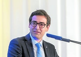 El vicepresidente ejecutivo de la CE para la Prosperidad y la Estrategia Industrial, Stéphane Séjourné