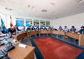 Uno de los Plenos del Ayuntamiento de Gozón