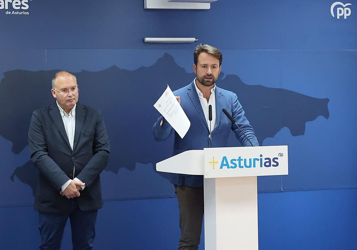 Miguel Tellado y Álvaro Queipo.