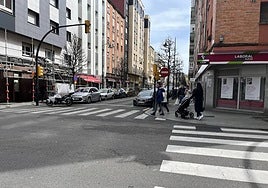 Lugar de la agresión, en el barrio de El Llano.