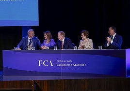 Así fue la presentación de la Fundación Corripio Alonso en el teatro Riera de Villaviciosa