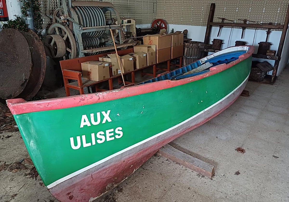 Una de las embarcaciones que serán restauradas.