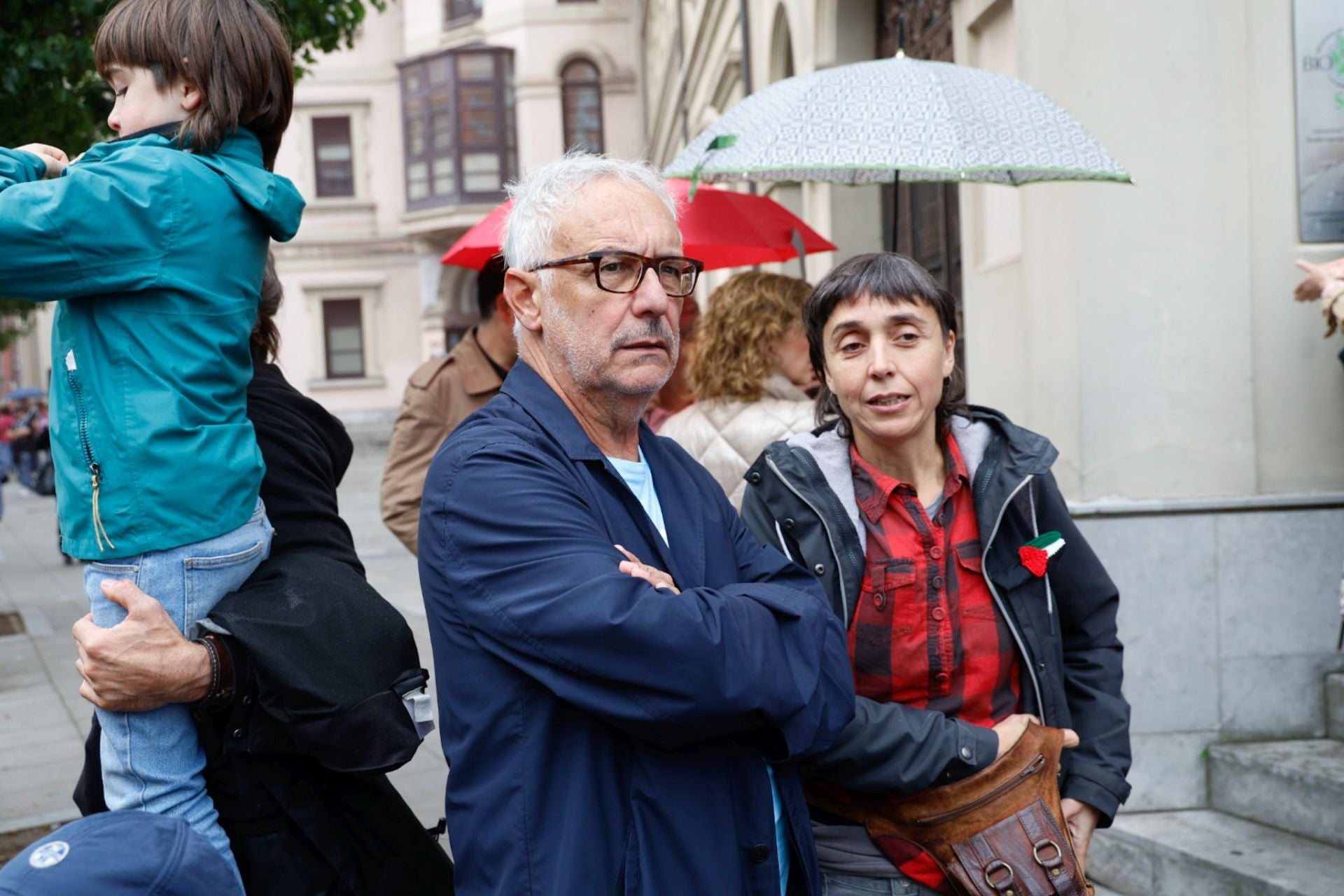 Las imágenes que deja la multitudinaria manifestación propalestina en Gijón