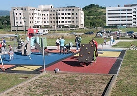 Parque infantil de Nuevo Roces, en una imagen de archivo.