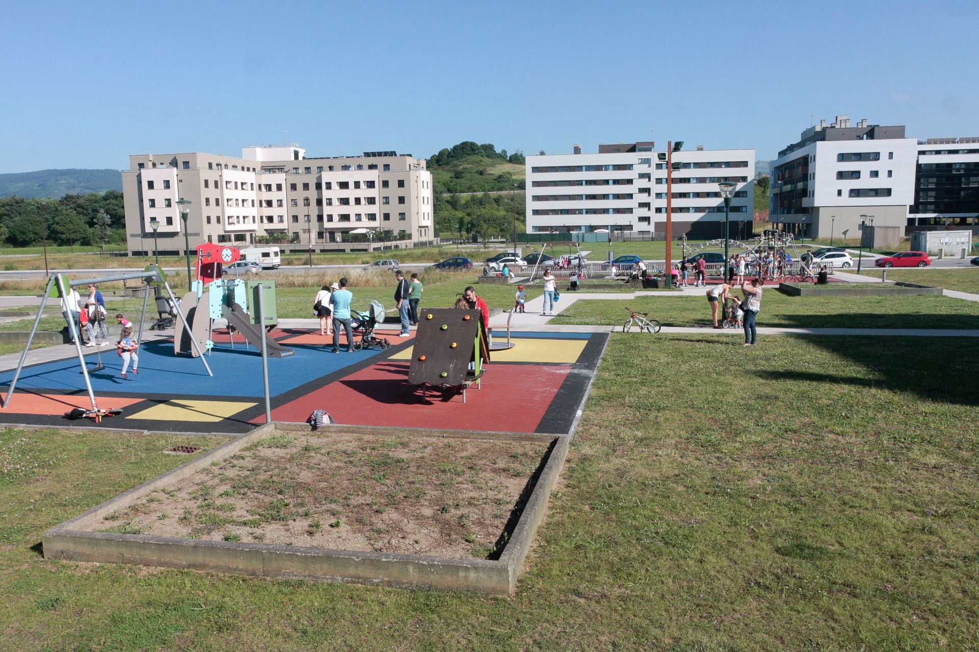 Parque infantil de Nuevo Roces, en una imagen de archivo.