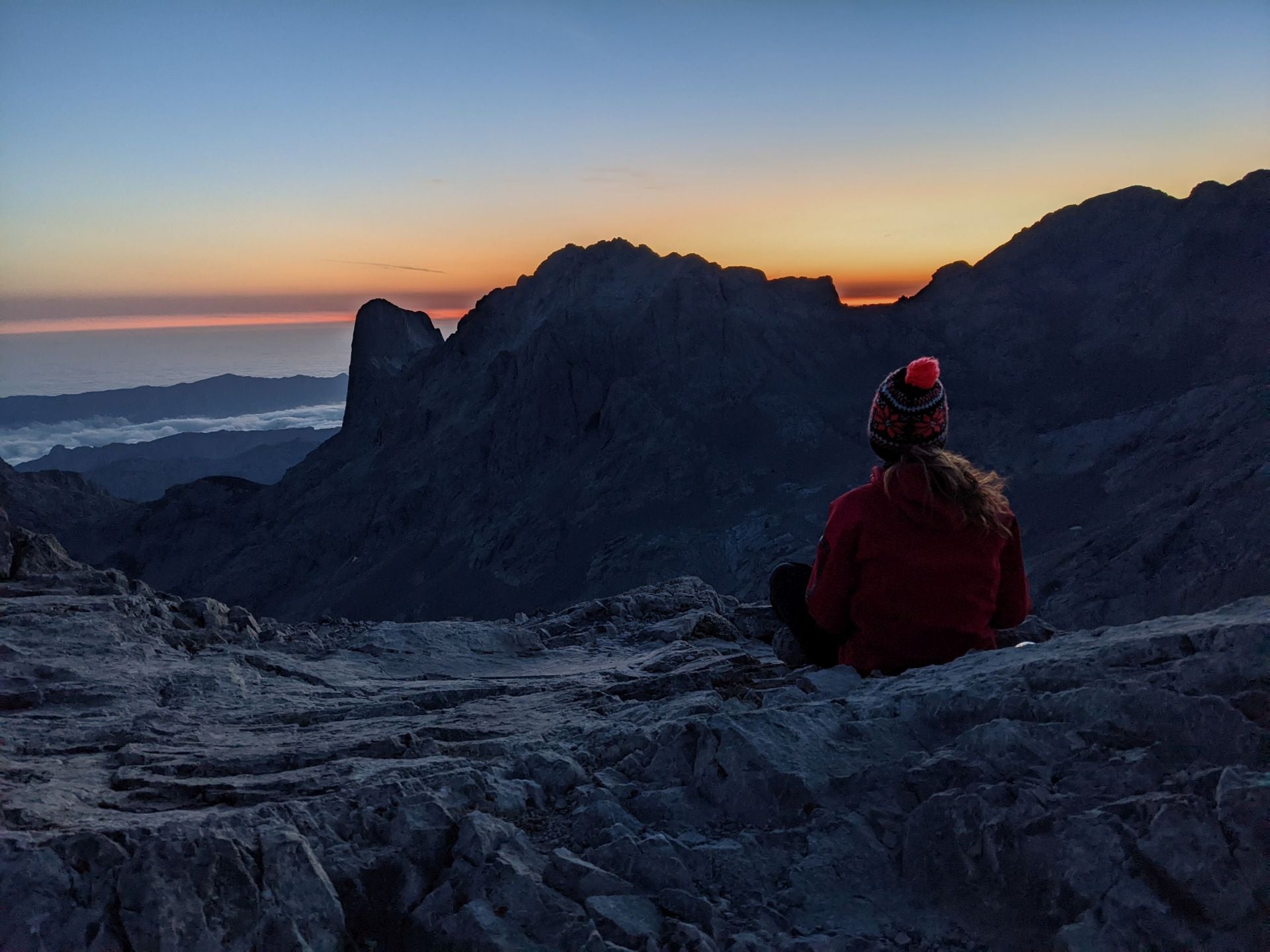 Vistas del pico Urriellu.