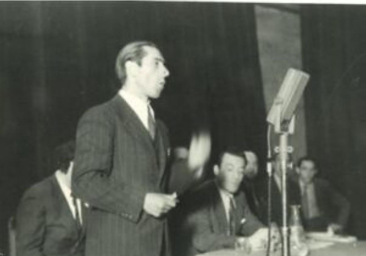 José Barreiro, en 1945.