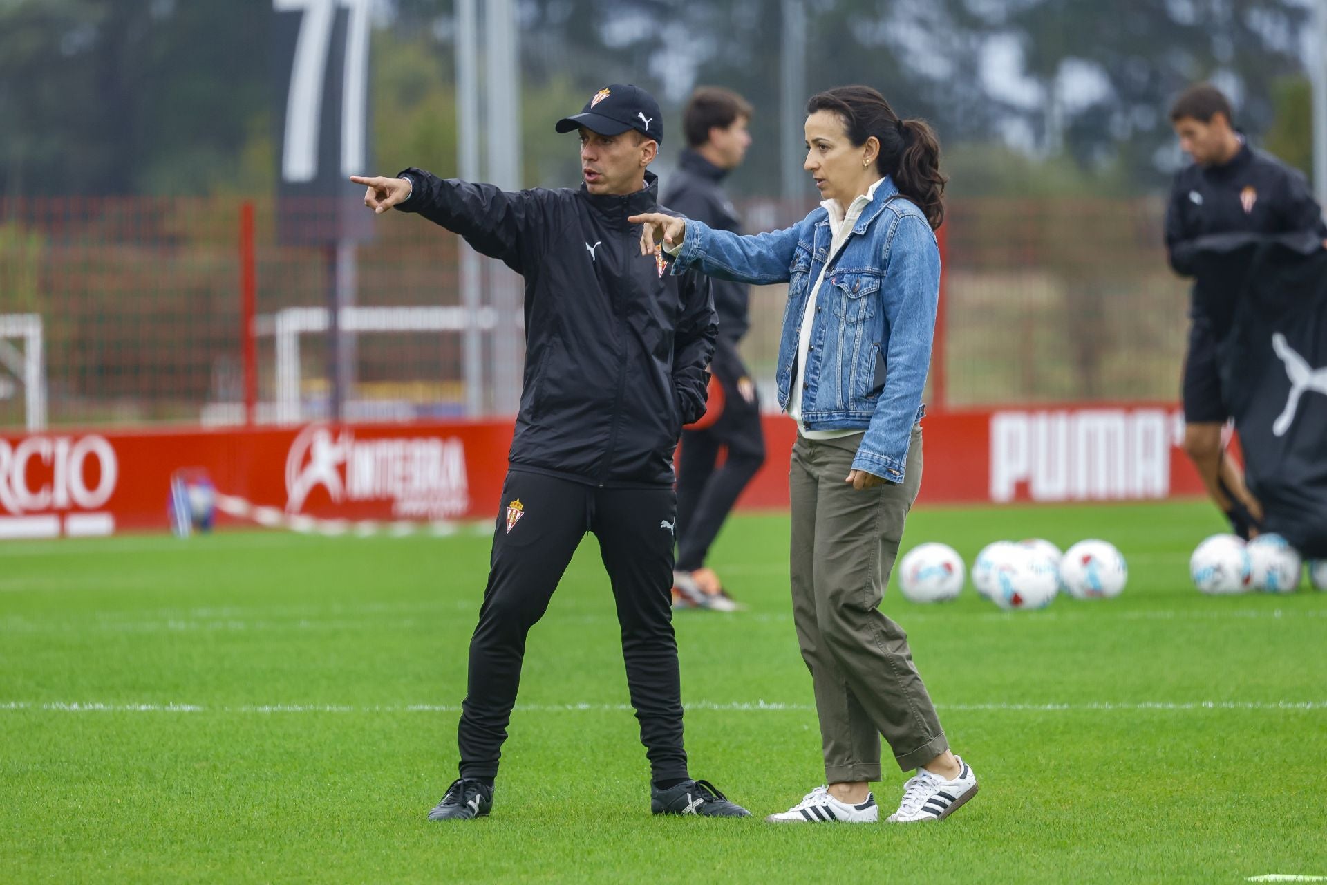 Entrenamiento del Sporting de este jueves 9 de octubre de 2025