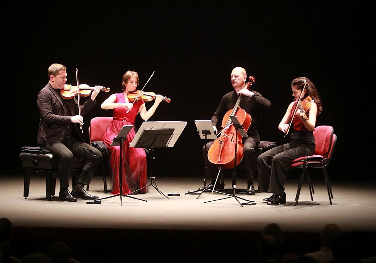 El cuarteto tiene una sonoridad pulida y delicadísima, y así lo demostró ayer en el Jovellanos.