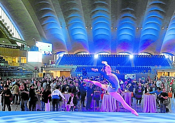 Presentación de la candidaturam de Oviedo a Ciudad Europea del Deporte 2026 en el Palacio.