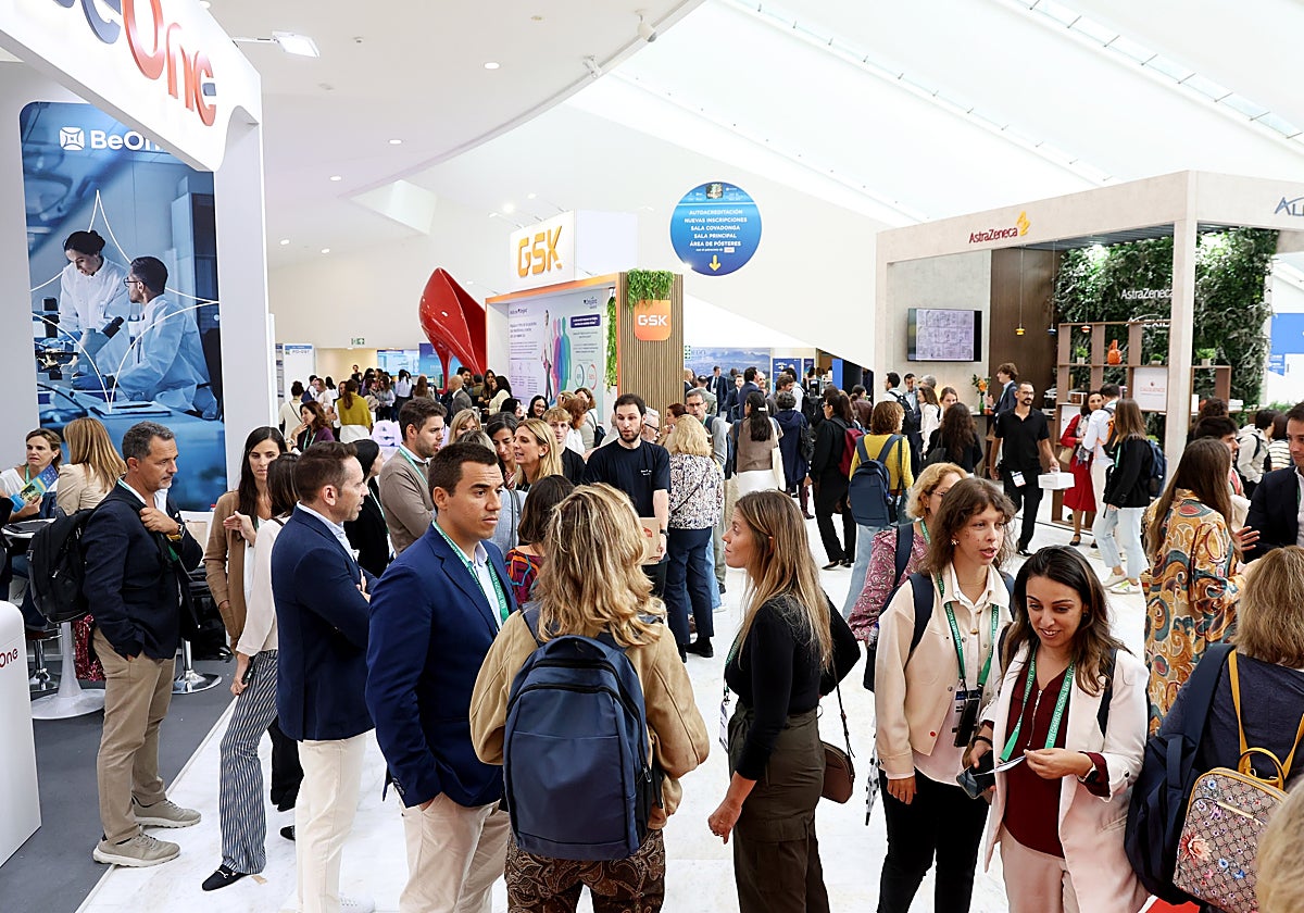 Imagen de los participantes en el congreso nacional de hematología.