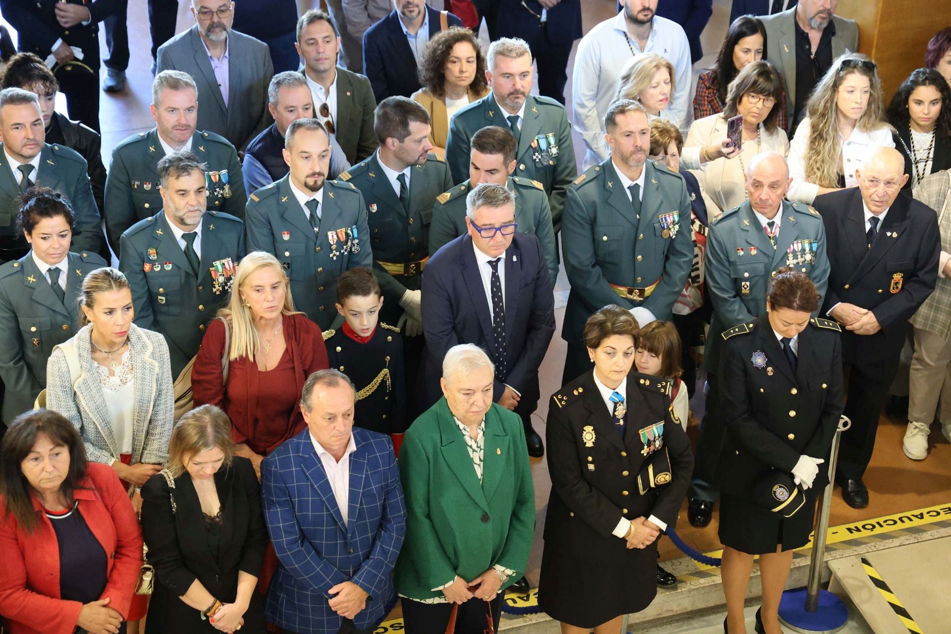 La Guardia Civil honra en Avilés a la patrona del cuerpo