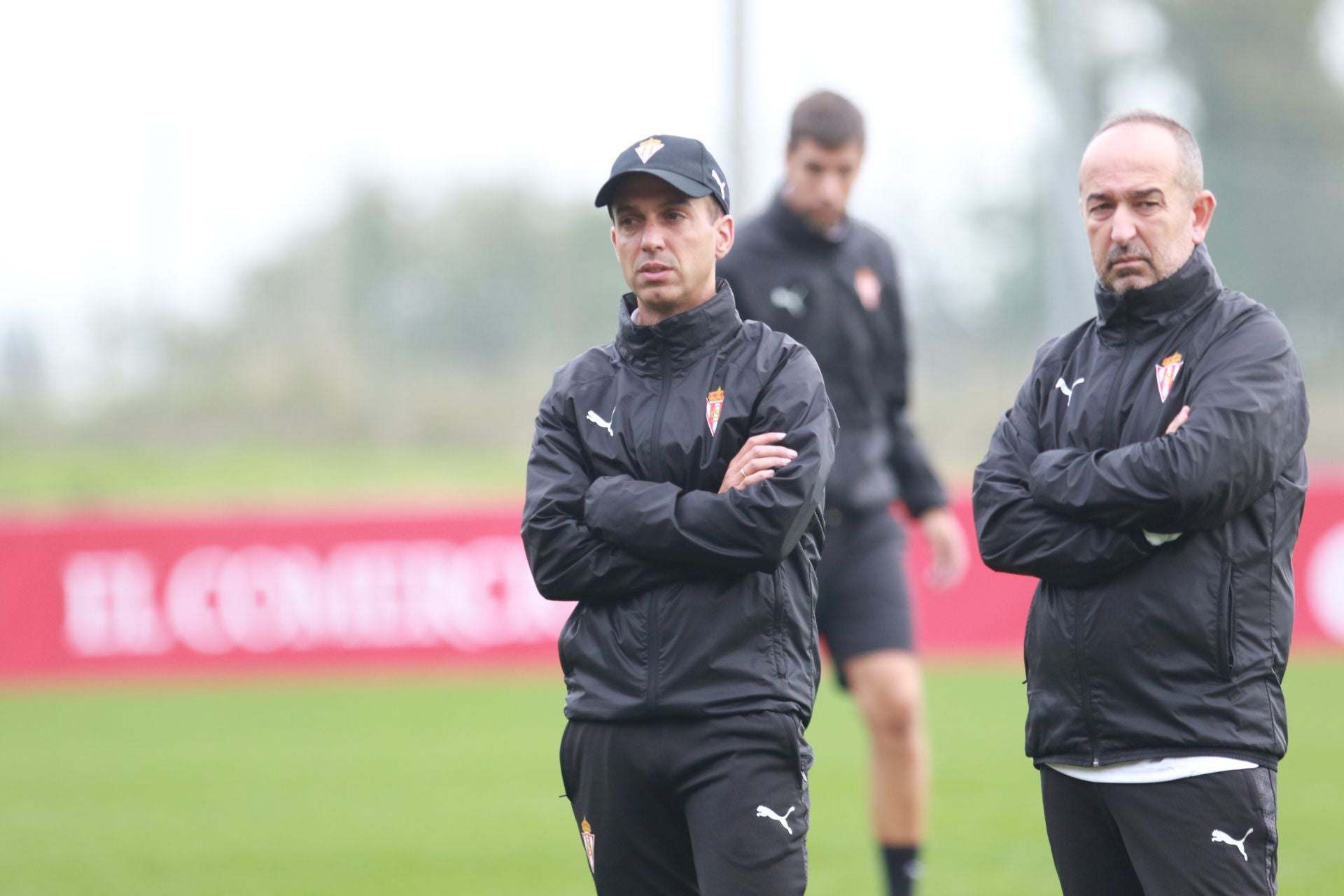 La resaca del Sporting de Gijón-Racing de Santander: así fue el entrenamiento el día después
