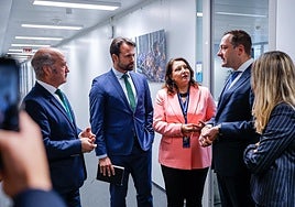 Luis Venta, Álvaro Queipo, Carmen Crespo, Christophe Hansen y Susana Solís.