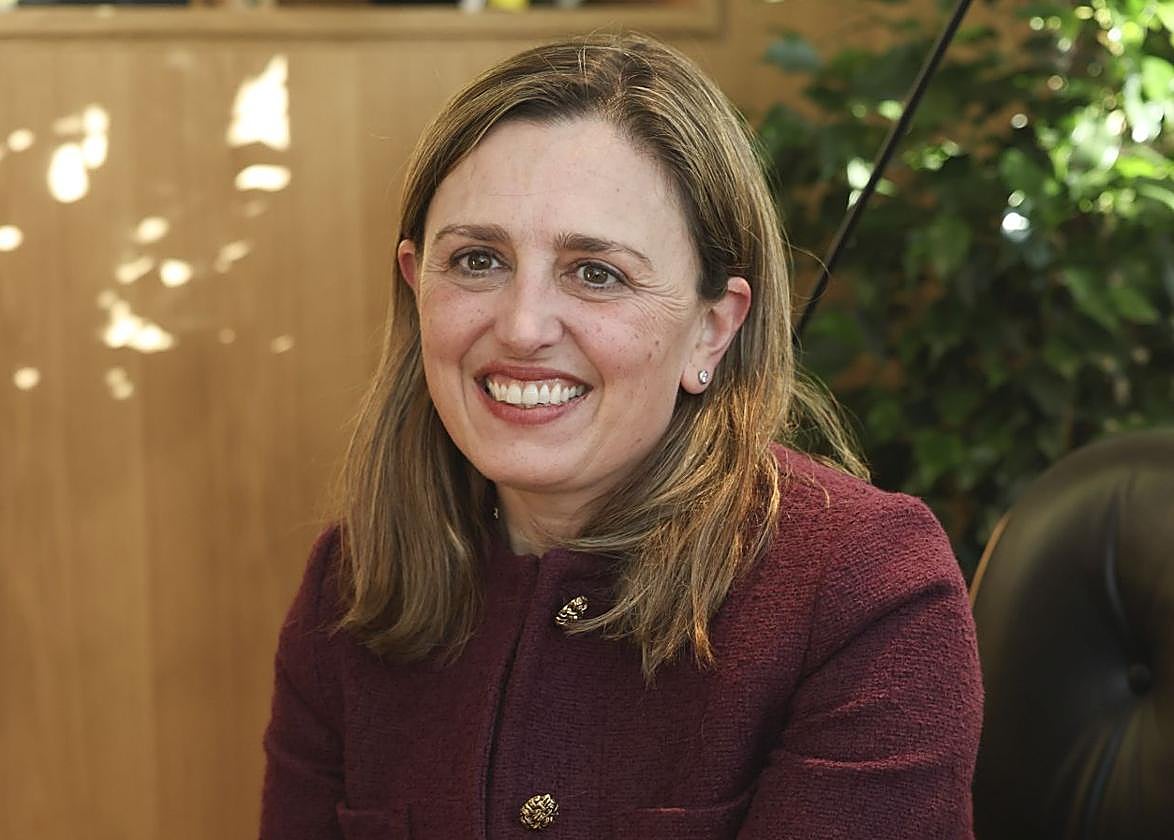 María Calvo, presidenta de la Federación Asturiana de Empresarios (Fade).