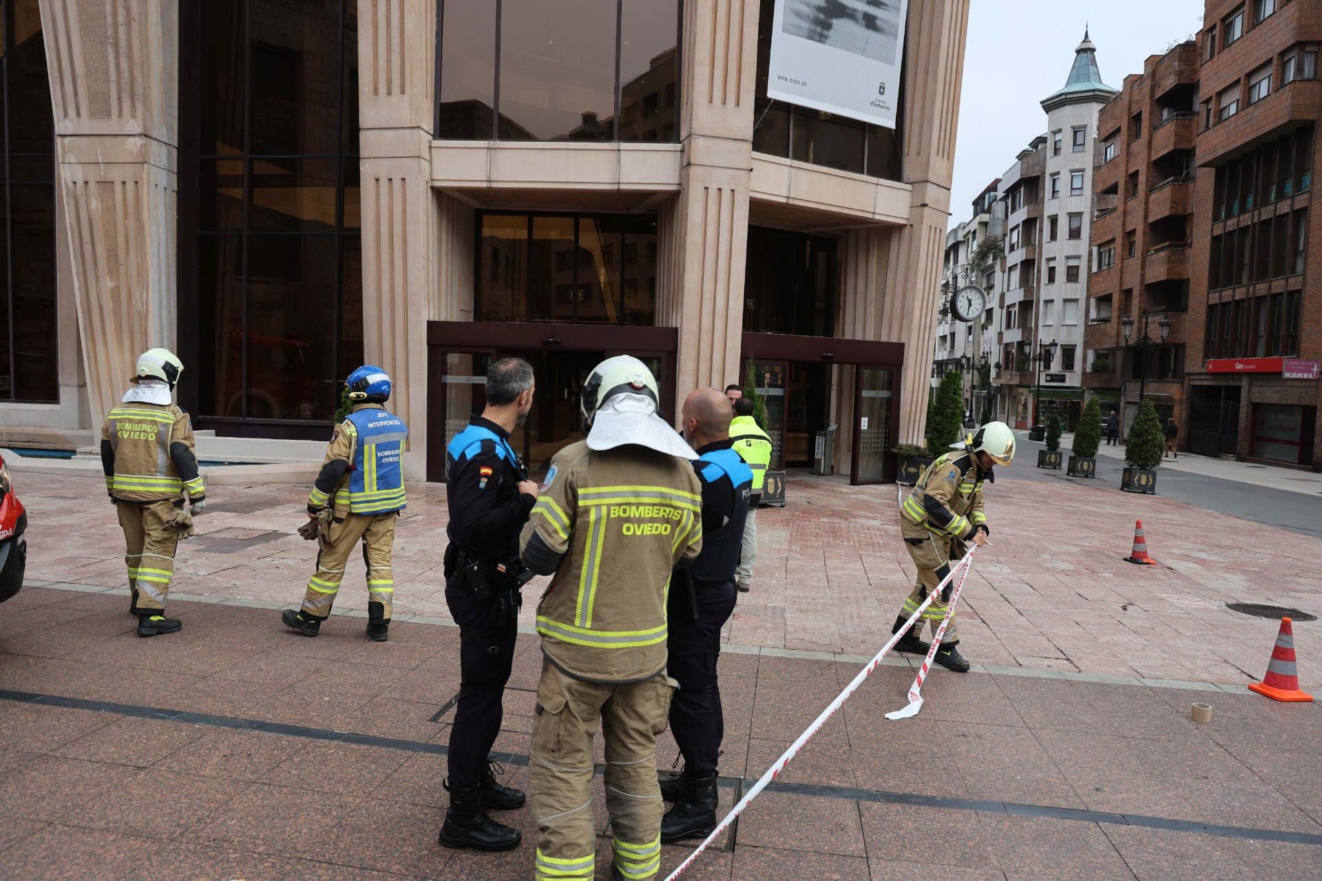 Desalojo en el Auditorio Príncipe Felipe de Oviedo por un simulacro de bomba