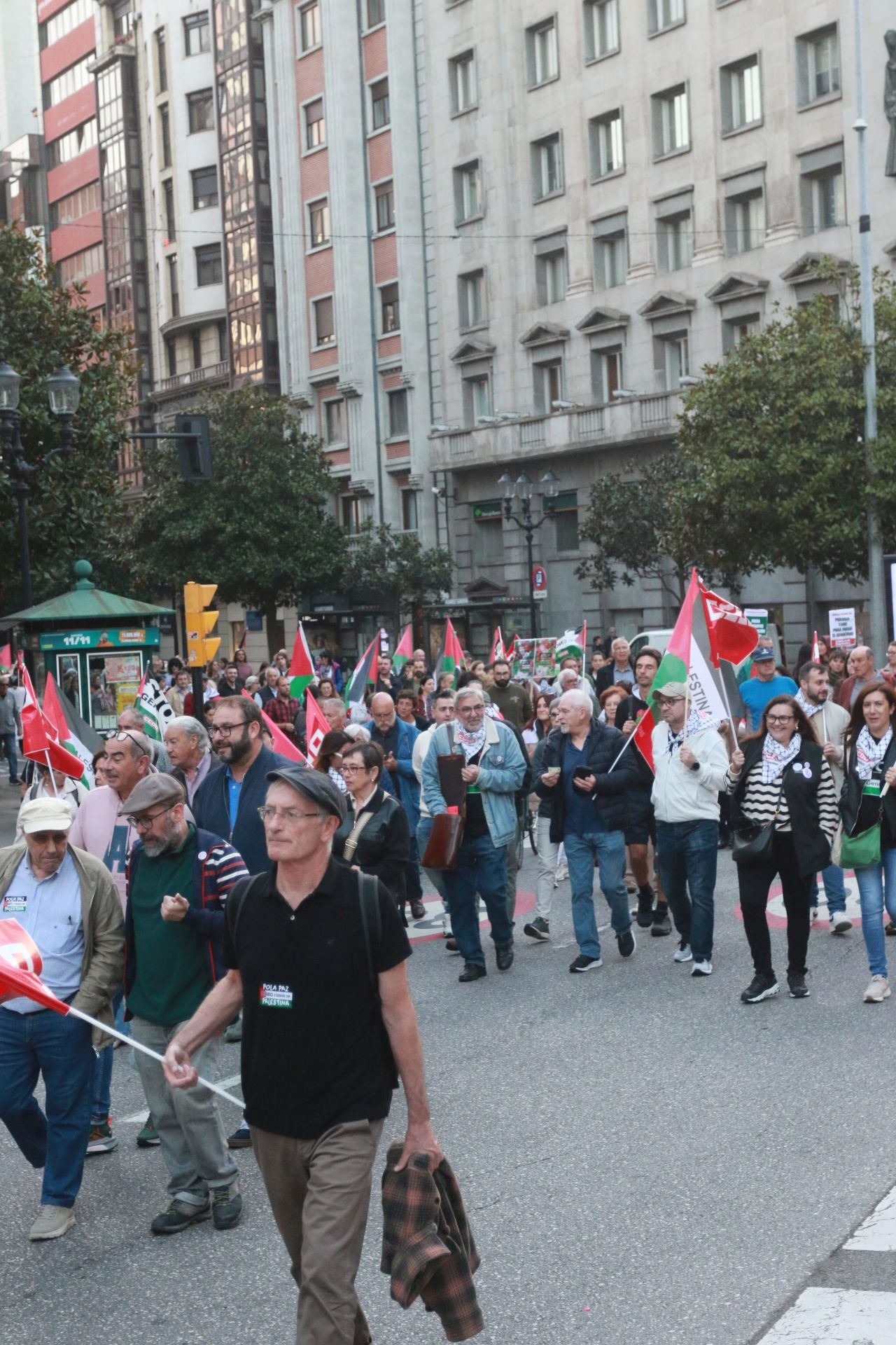 Manifestaciones en Asturias en defensa de Palestina