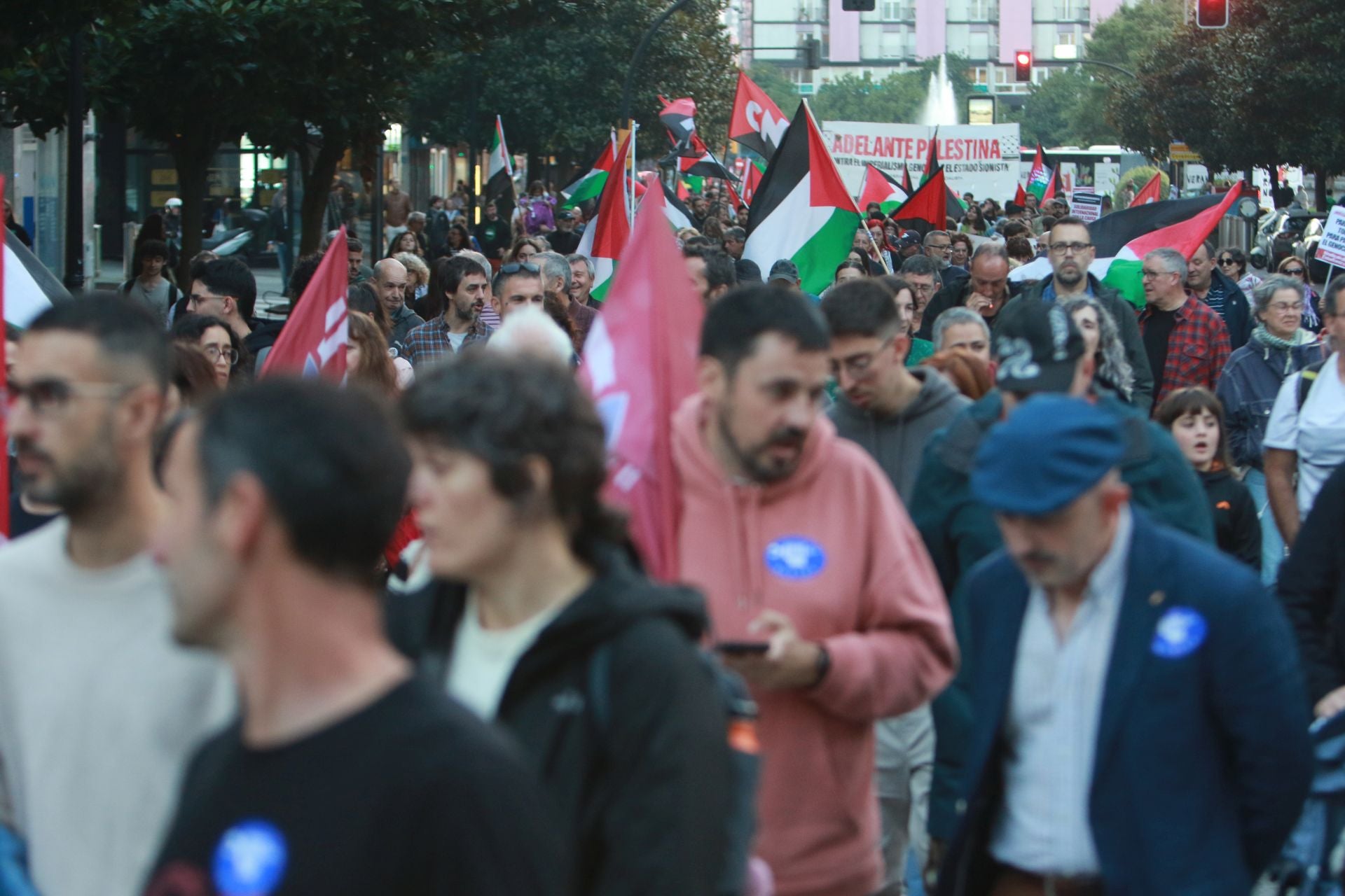Manifestaciones en Asturias en defensa de Palestina
