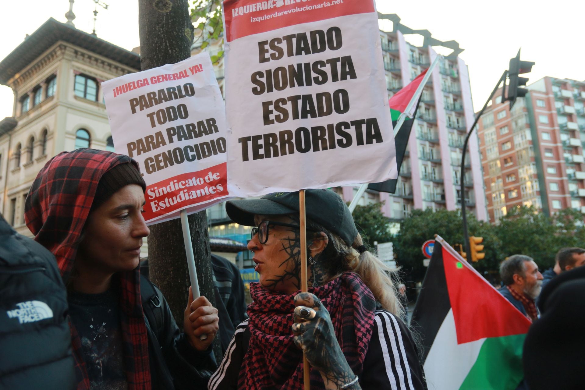 Manifestaciones en Asturias en defensa de Palestina