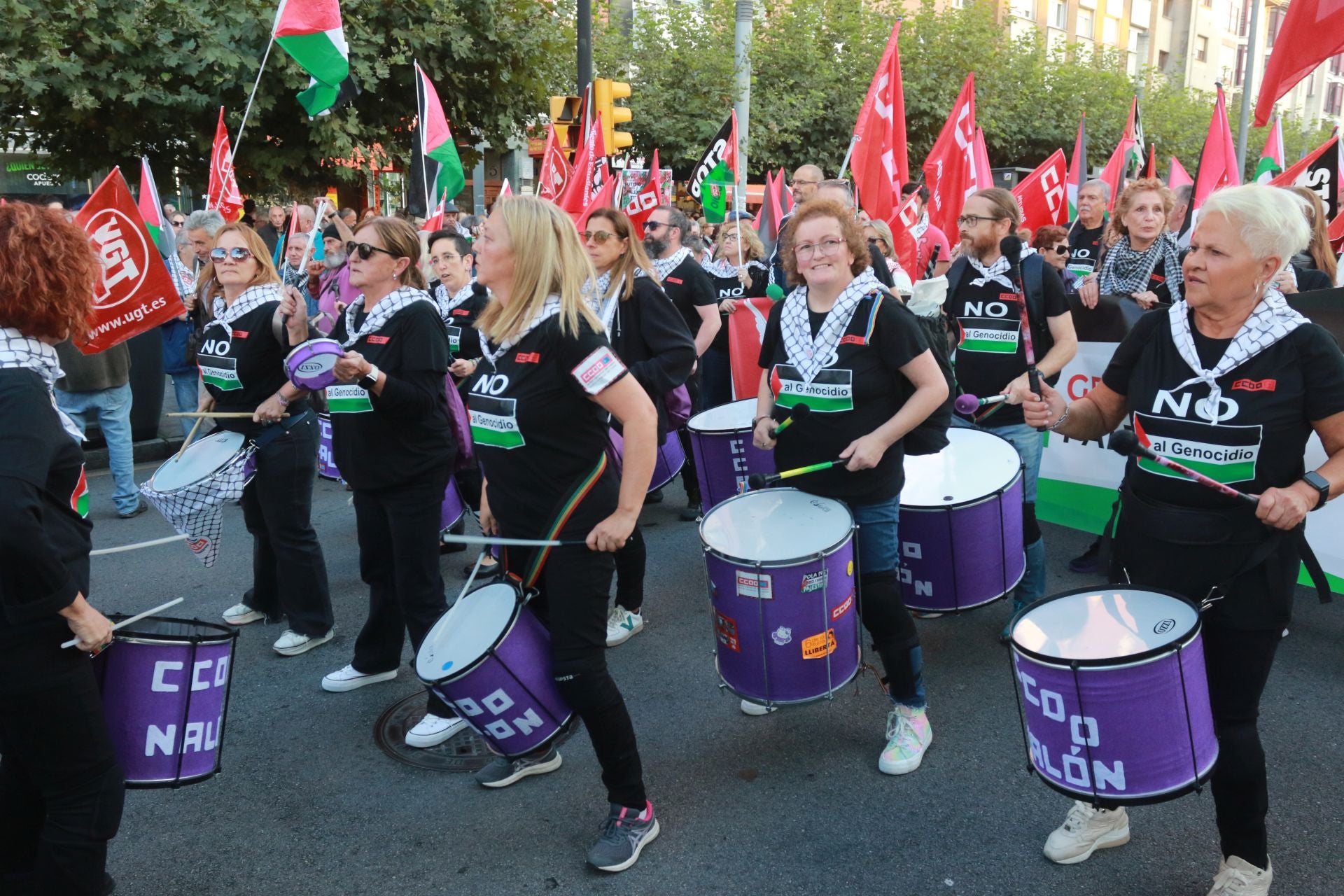 Manifestaciones en Asturias en defensa de Palestina