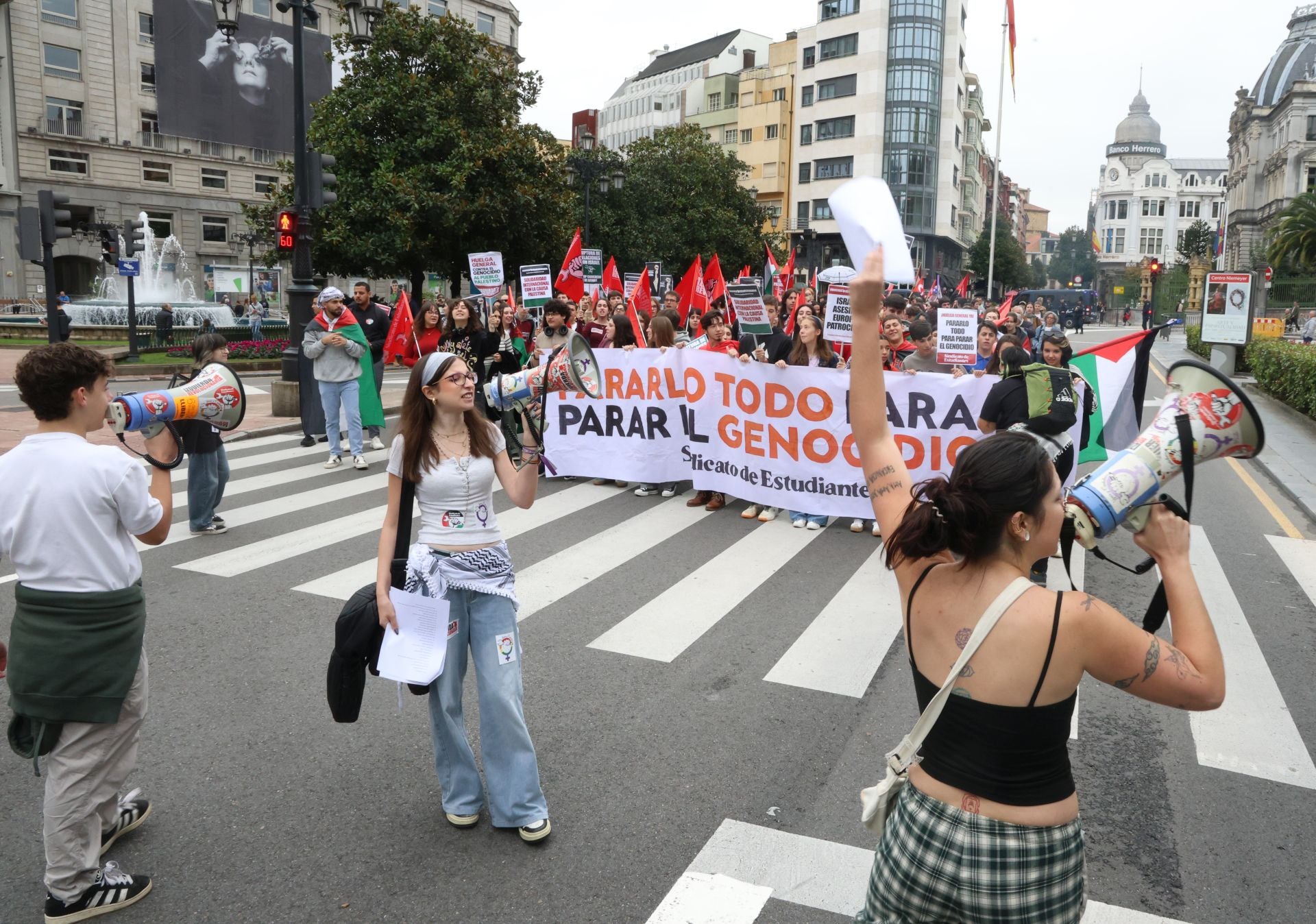 Manifestaciones en Asturias en defensa de Palestina