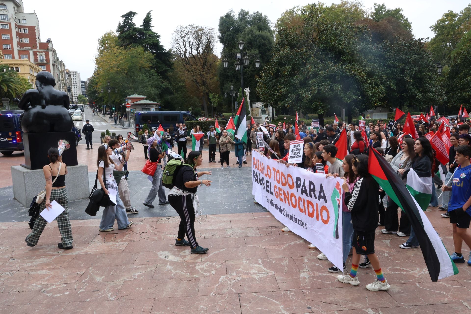 Manifestaciones en Asturias en defensa de Palestina