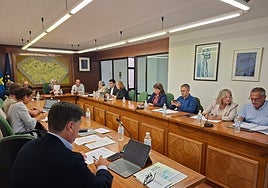 La Corporación de Llanera en uno de sus últimos Plenos.