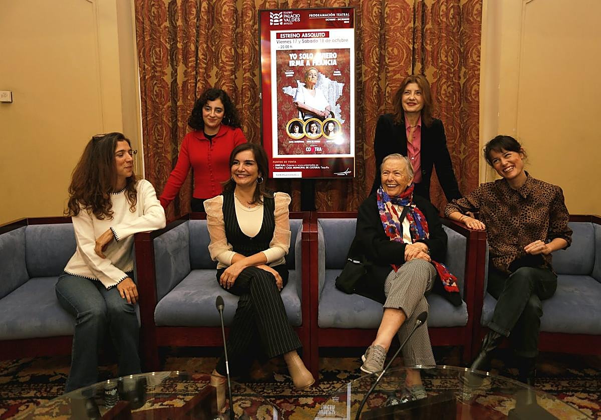 Anna Mayo, Alicia Armenteros, Yolanda Alonso, María Galiana, Nieve de Medina y Elisabeth Larena.
