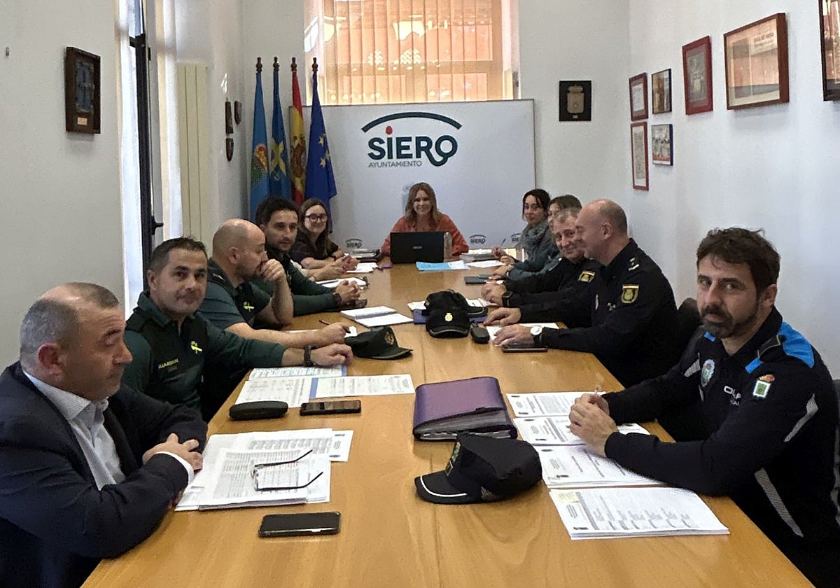 Comisión celebrada en el Ayuntamiento de Siero.