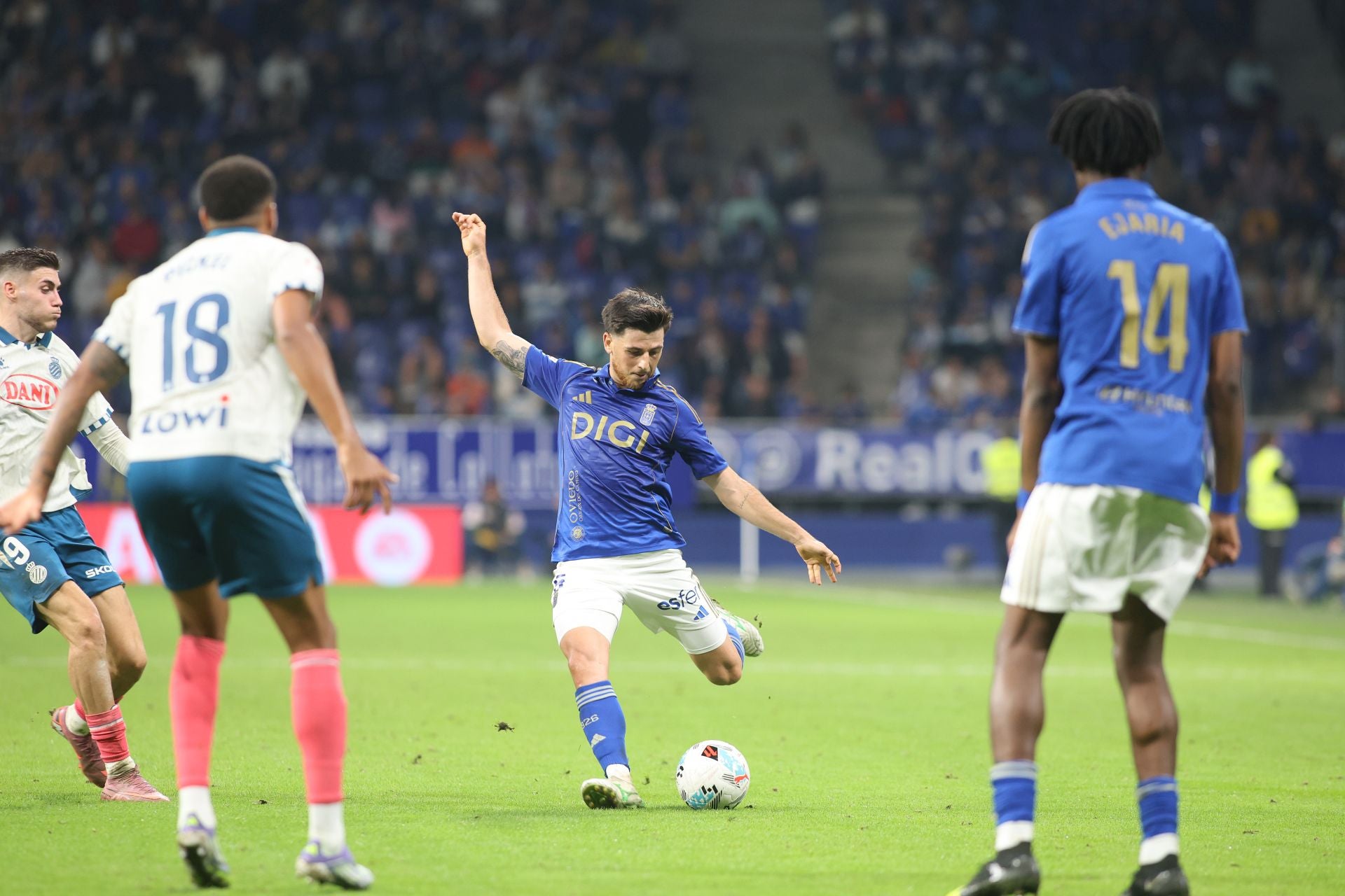Las mejores imágenes del Real Oviedo 0 - 2 Espanyol