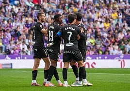 Las mejores jugadas del Real Valladolid-Sporting de Gijón, en imágenes