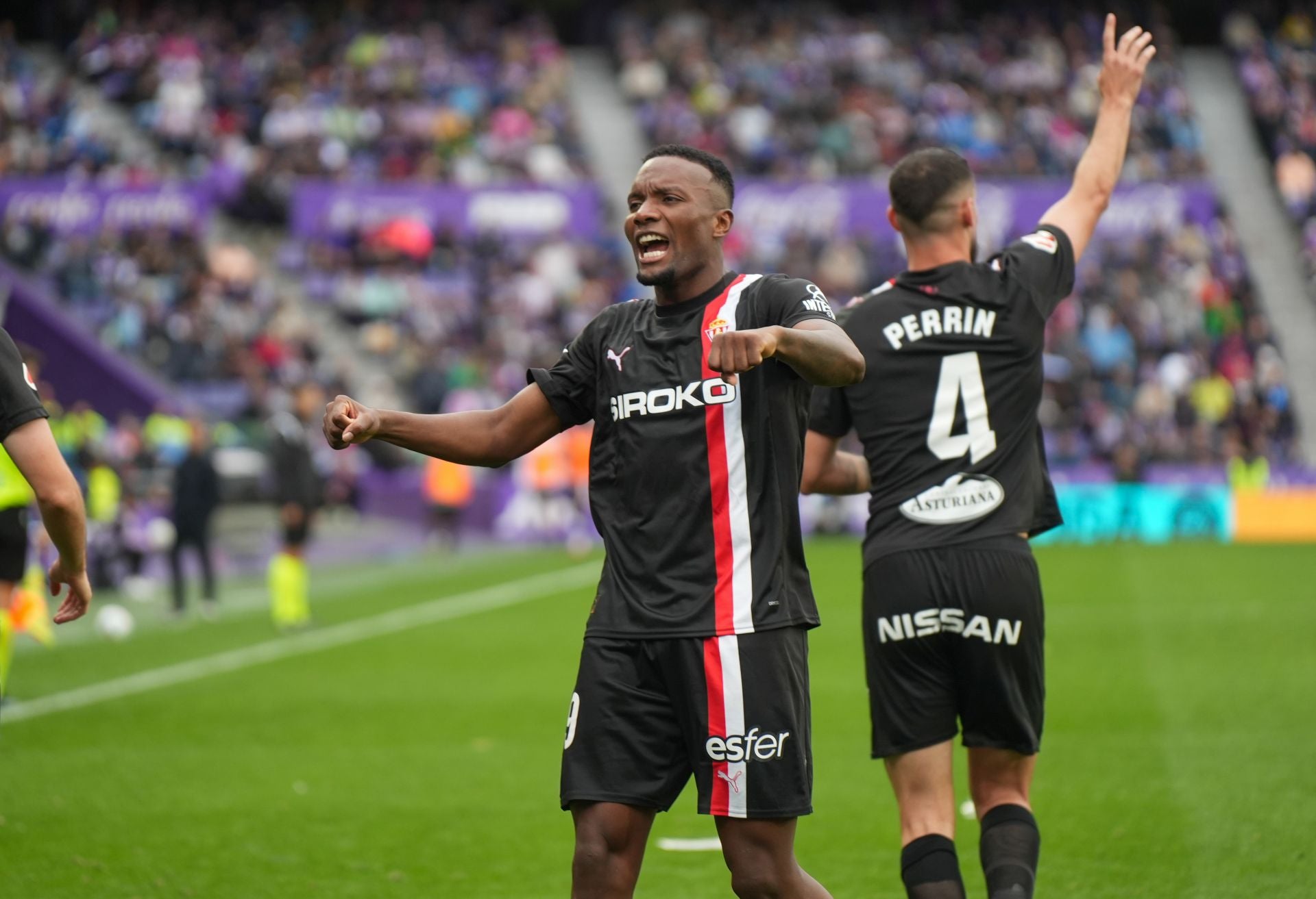 Las mejores jugadas del Real Valladolid-Sporting de Gijón, en imágenes